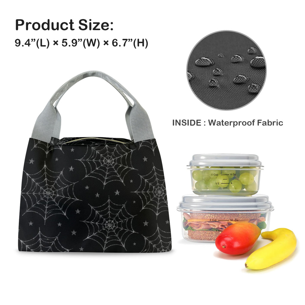 Silver Web Portable Storage Bag