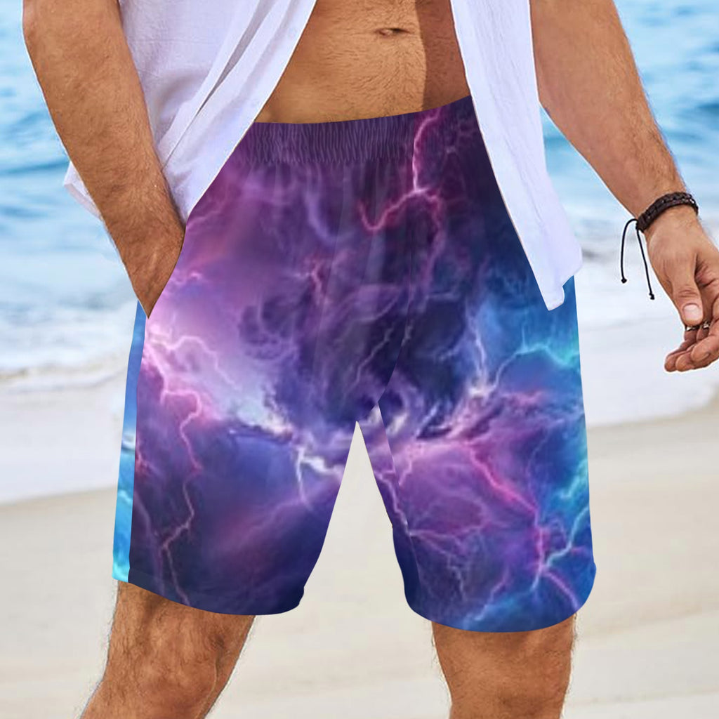 Toxic Voltage Mens Beach Shorts