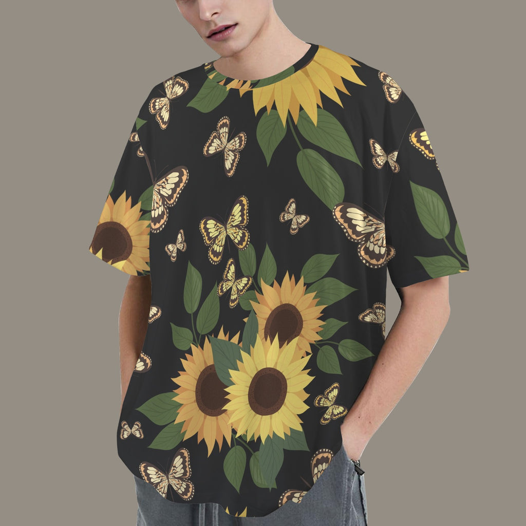 Yellow Butterfly OverSize Shirt