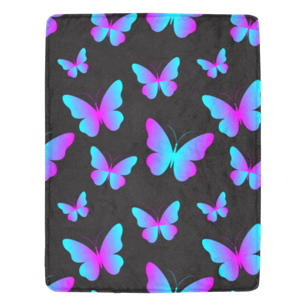 Neon Flutter Fleece Blanket 54"x70"