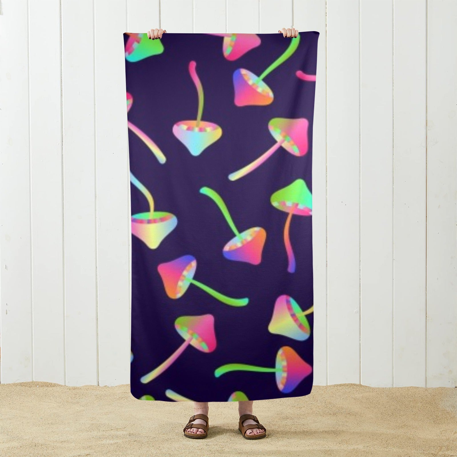 Trippy Mushrooms Towel