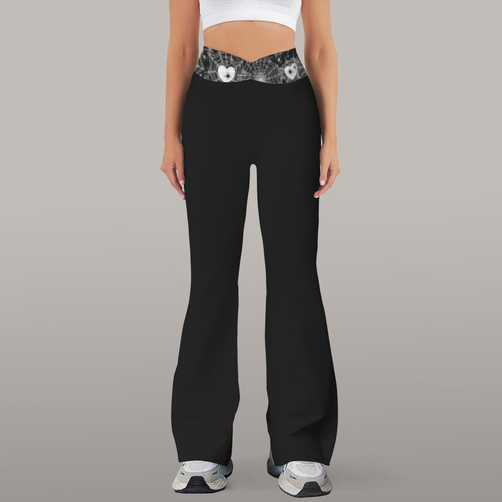 Web Of Hearts Yoga Pants