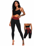 Crimson Bow Leggings