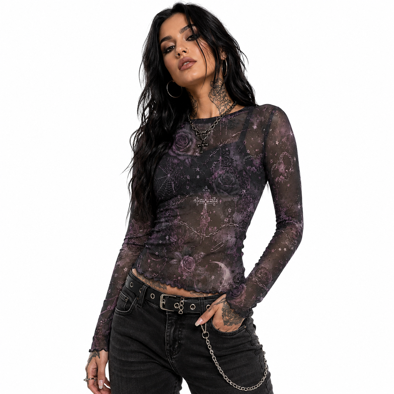 Wicked Web Mesh Long Sleeve