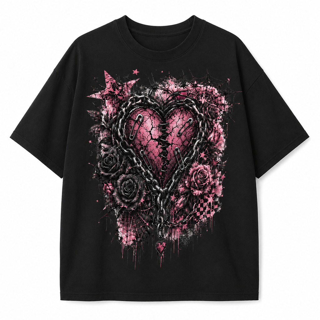 Broken Chains Oversize Tee