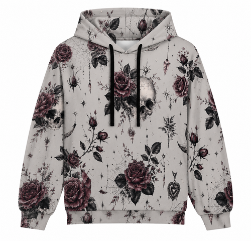 Blooming Skull Hoodie