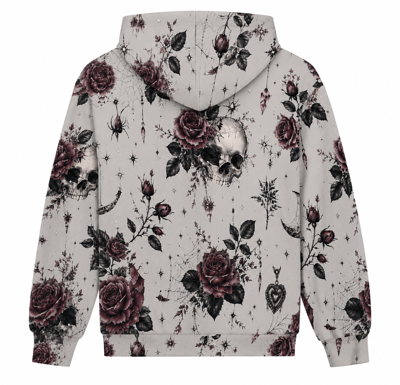 Blooming Skull Hoodie