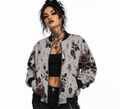 Blooming Skull Bomber Jacket