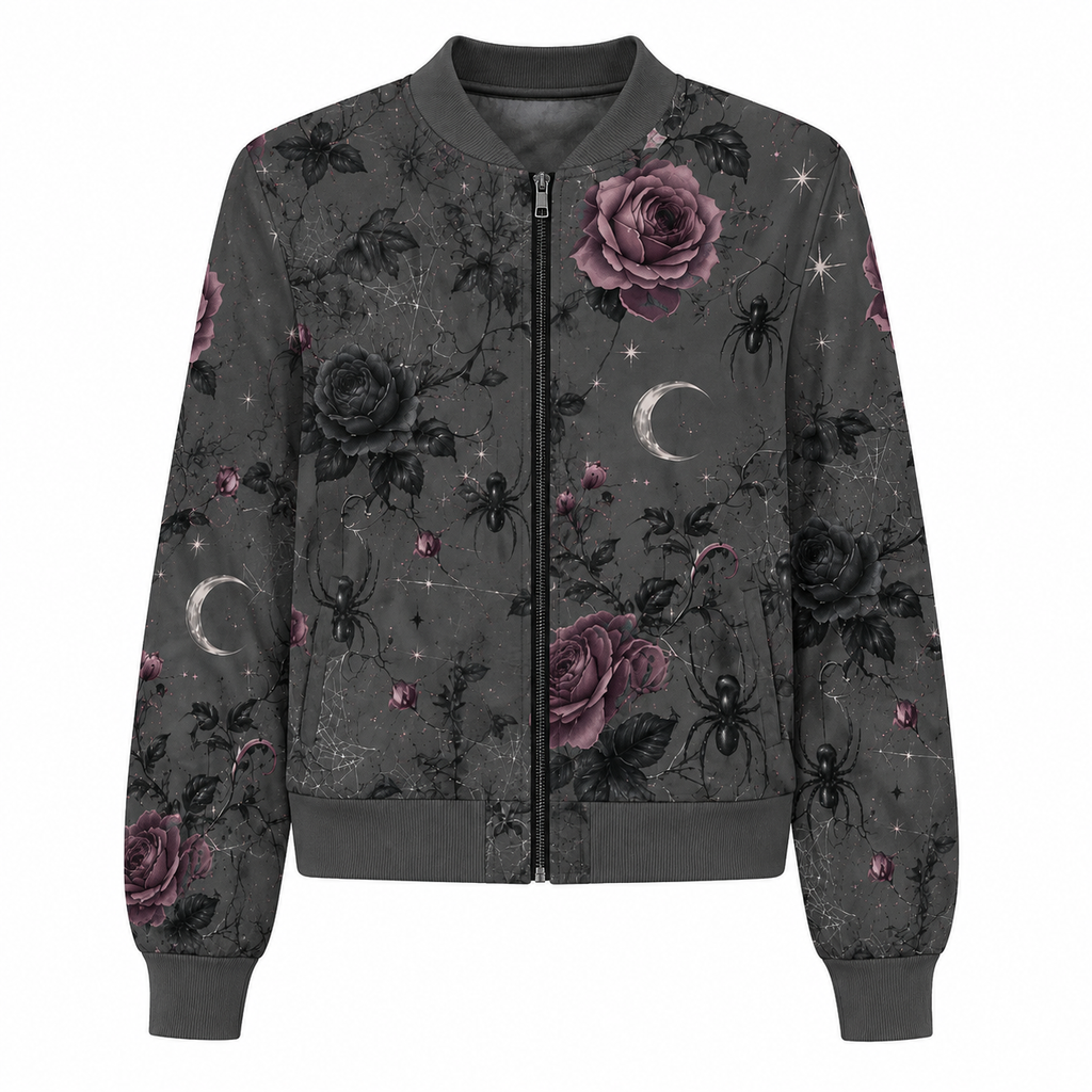 Moonlit Web Bomber Jacket