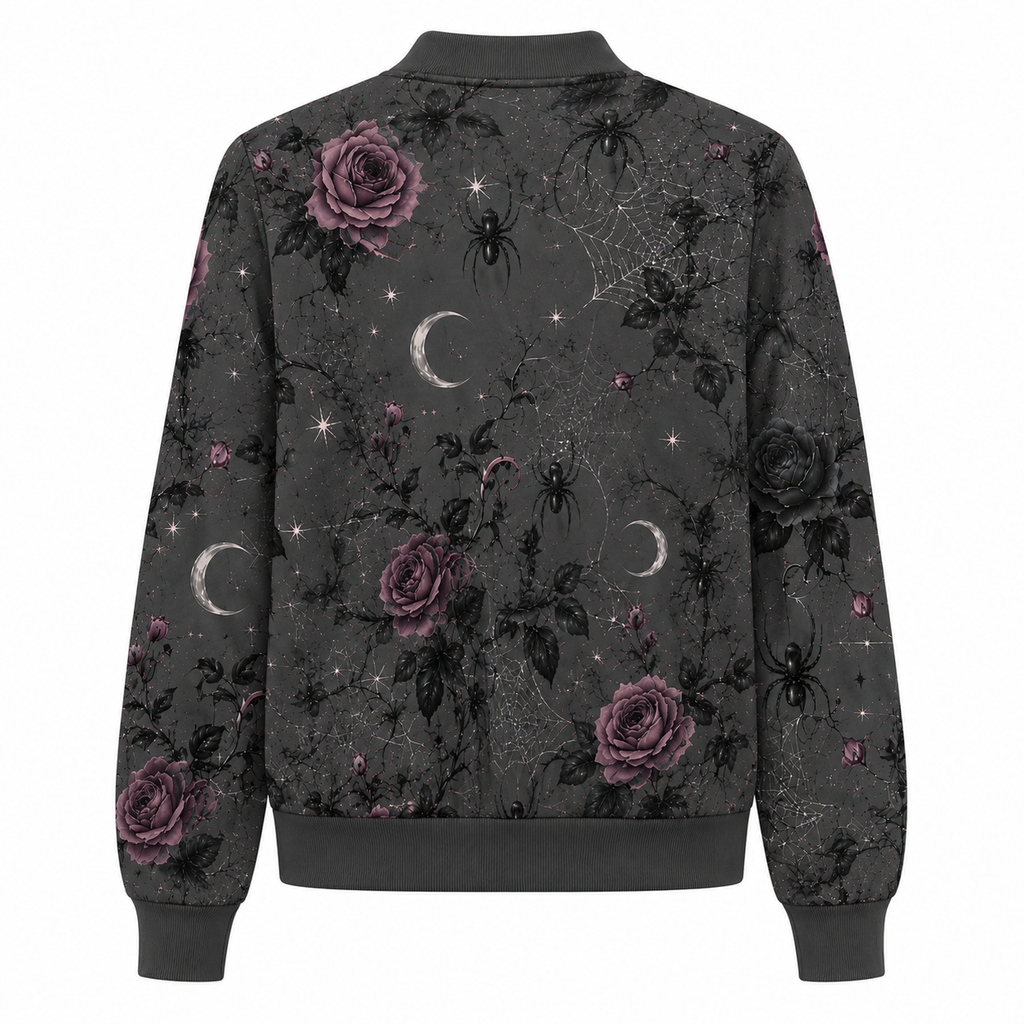 Moonlit Web Bomber Jacket
