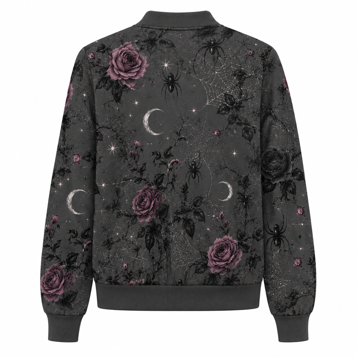 Moonlit Web Bomber Jacket