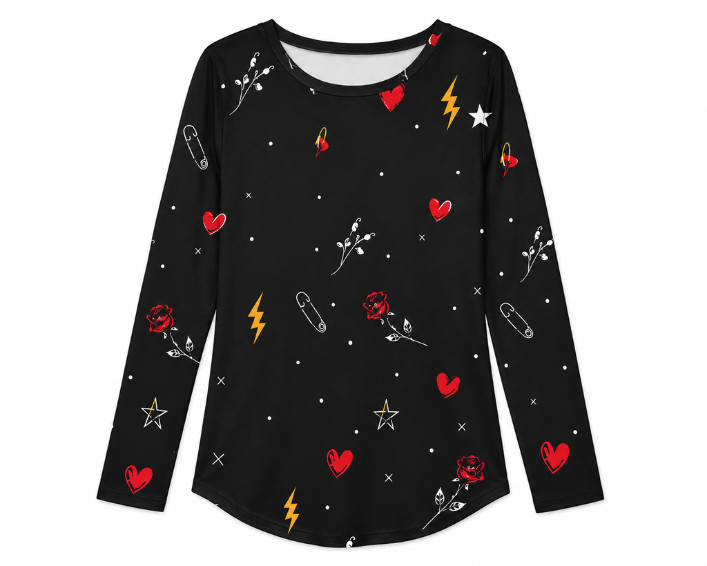 Broken Hearts Long Sleeve Tee