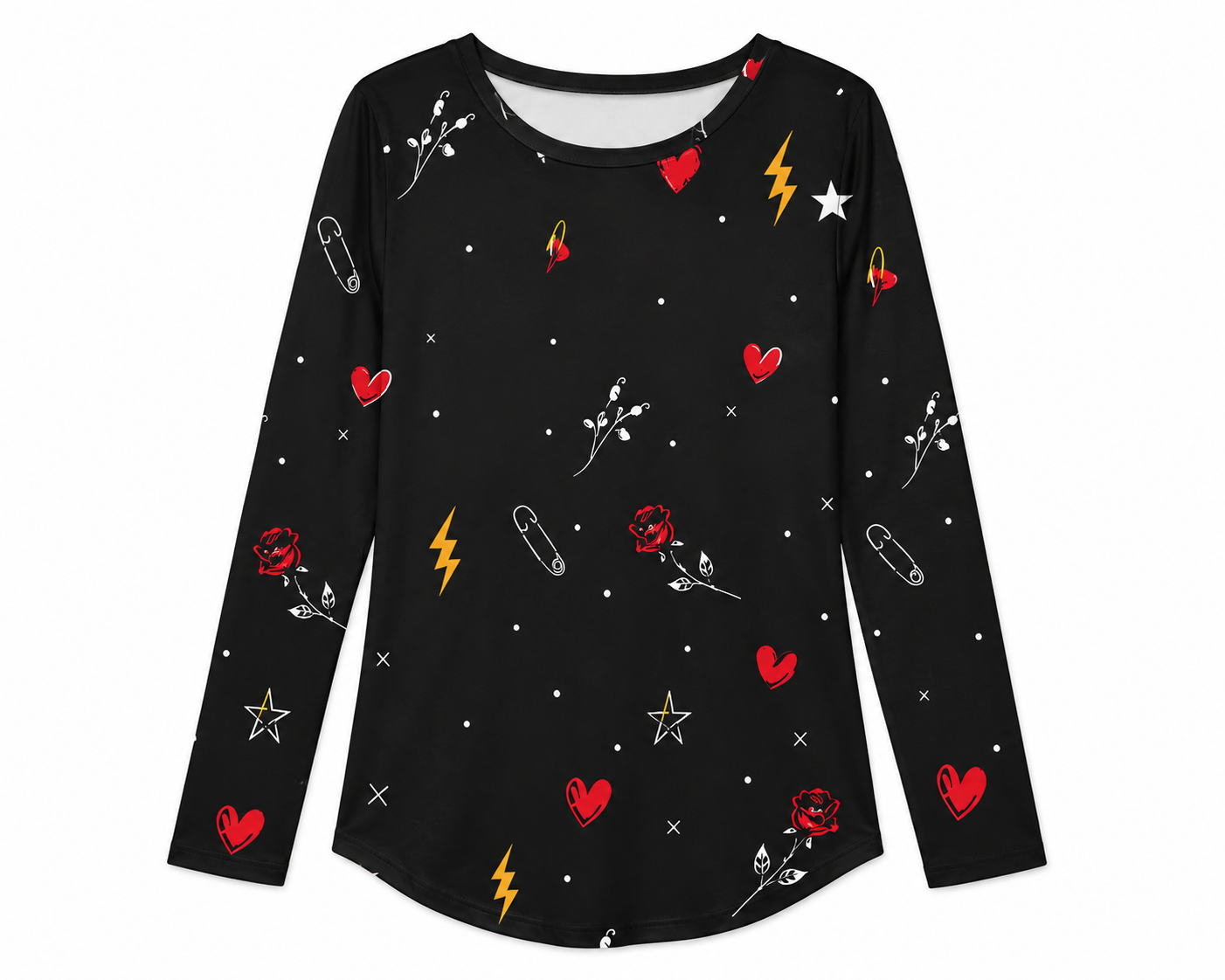 Broken Hearts Long Sleeve Tee