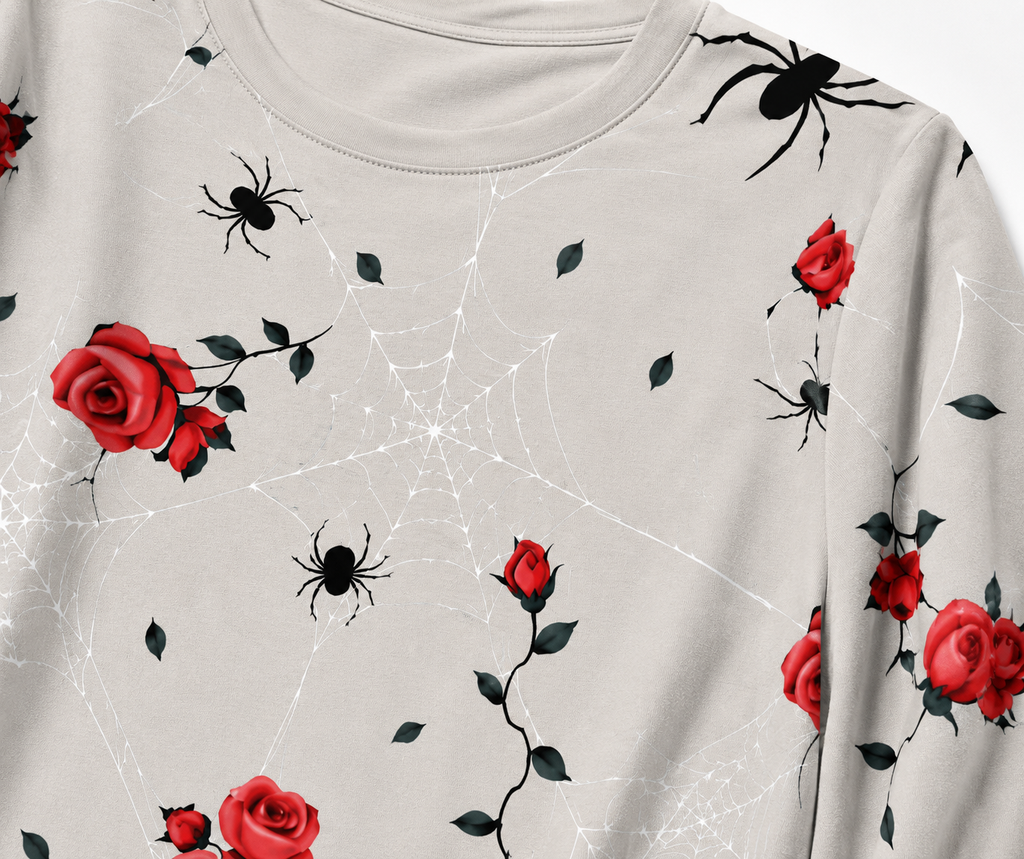 Blooming Web Long Sleeve Tee