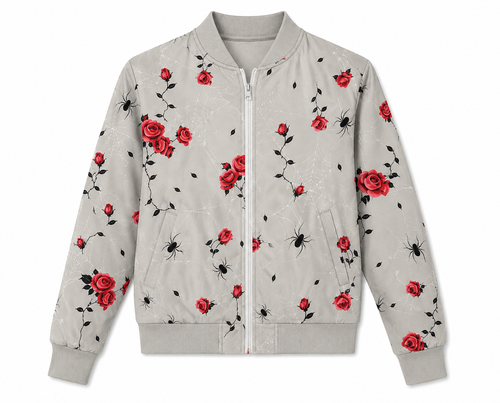 Blooming Web Bomber Jacket