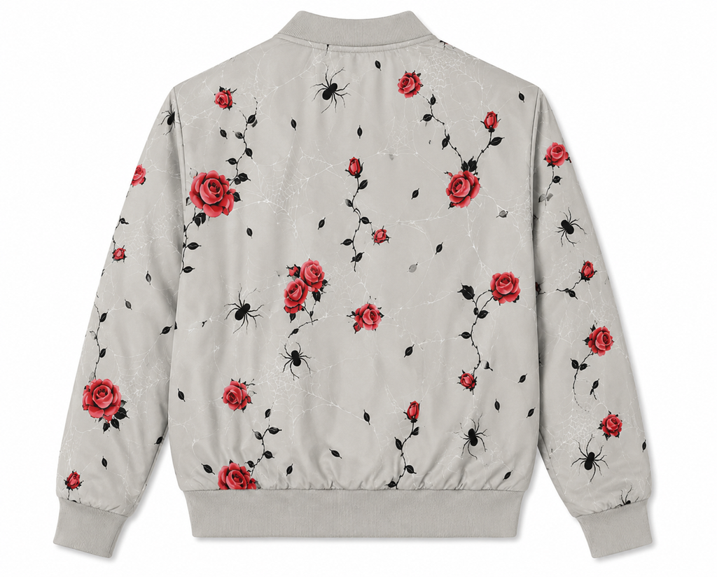 Blooming Web Bomber Jacket