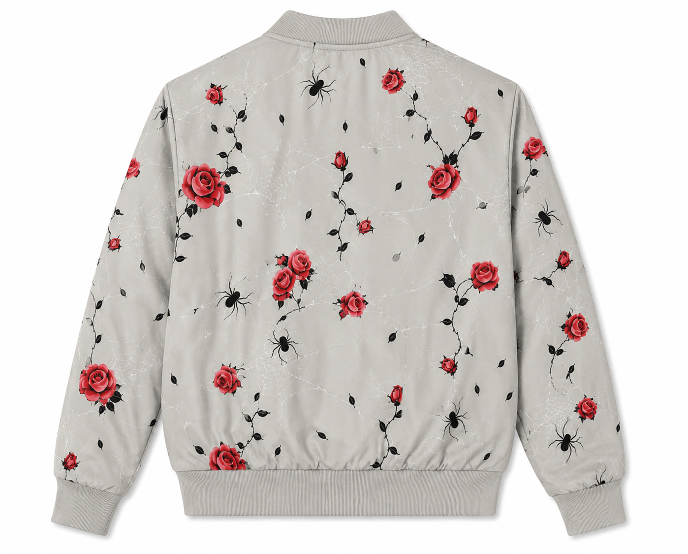 Blooming Web Bomber Jacket