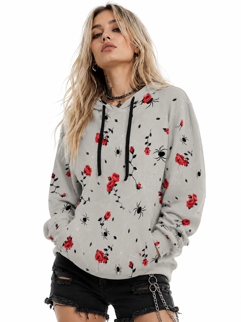 Blooming Web Hoodie