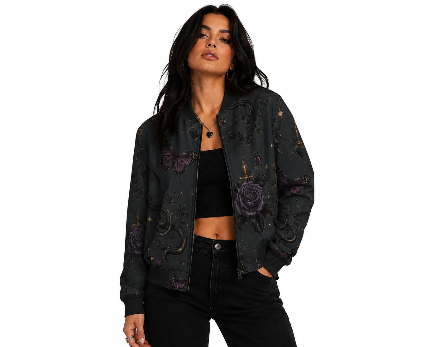 Onyx Night Bomber Jacket