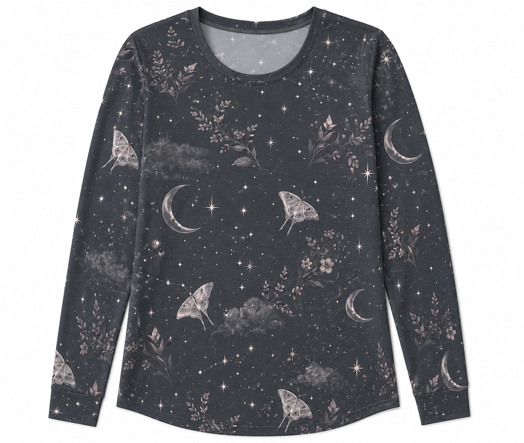 Silver Night Long Sleeve Tee