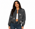 Silver NIght Bomber Jacket