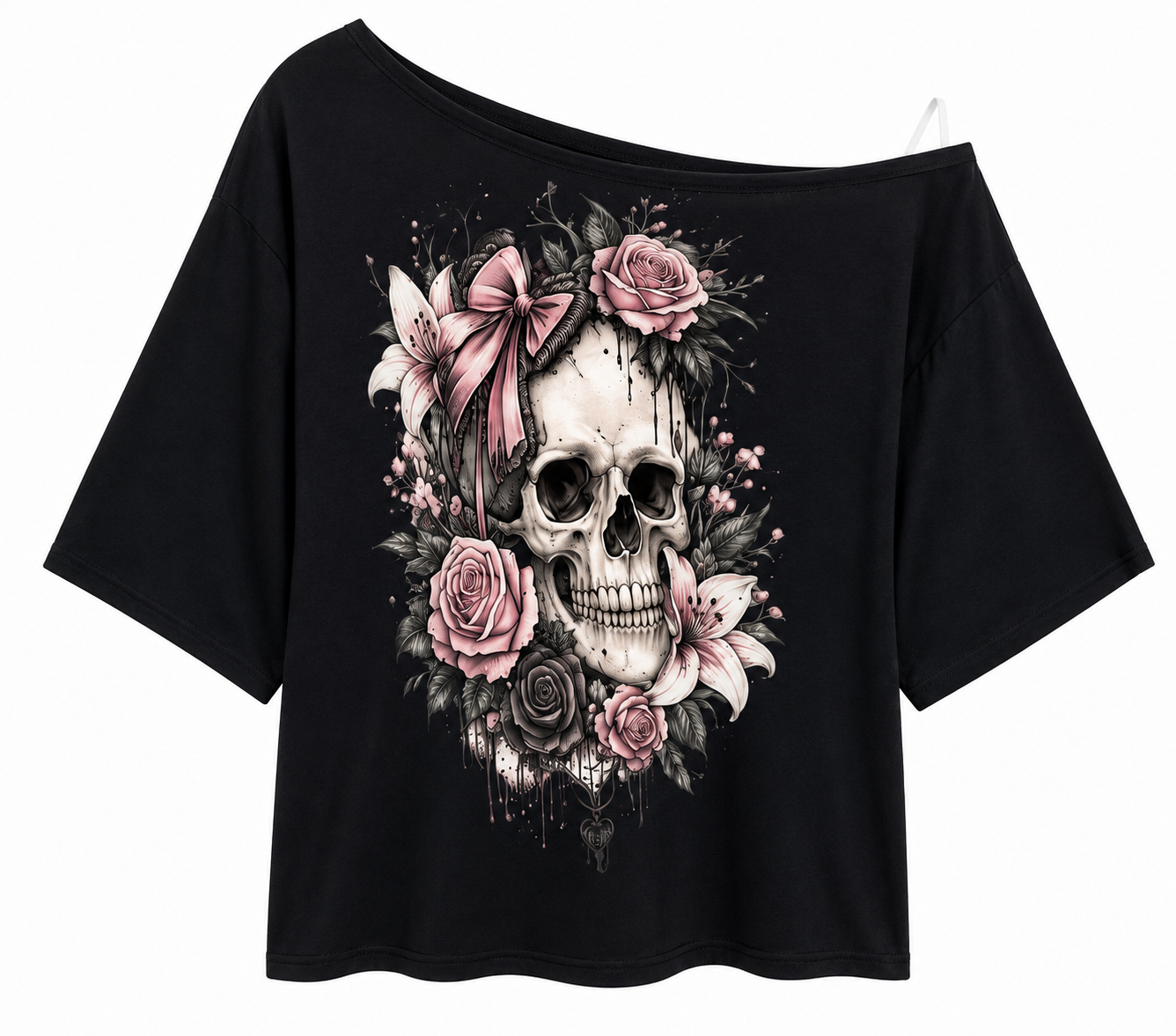 Pretty Bloom Off Shoulder Tee