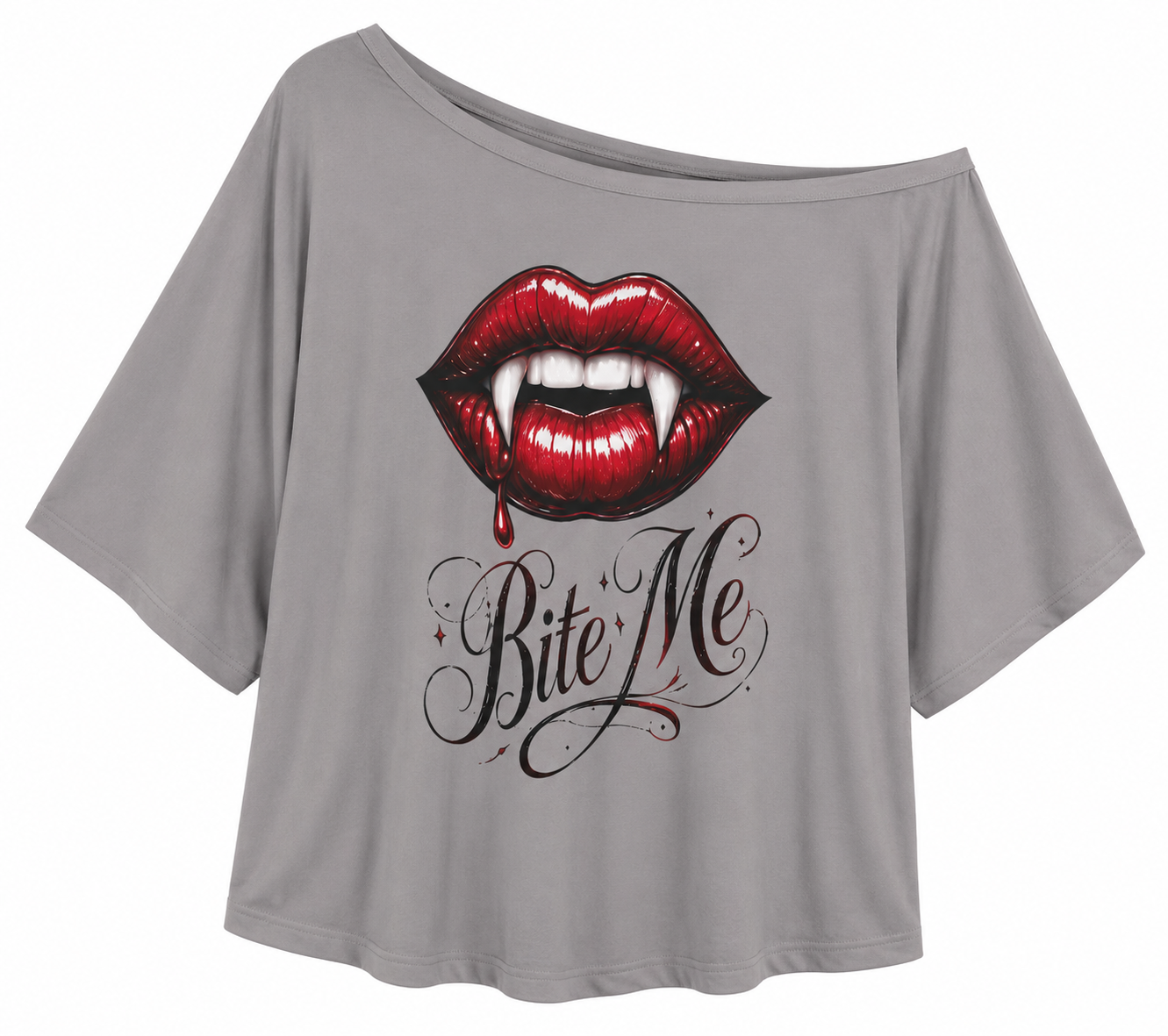 Bloody Kiss Off The Shoulder Tee