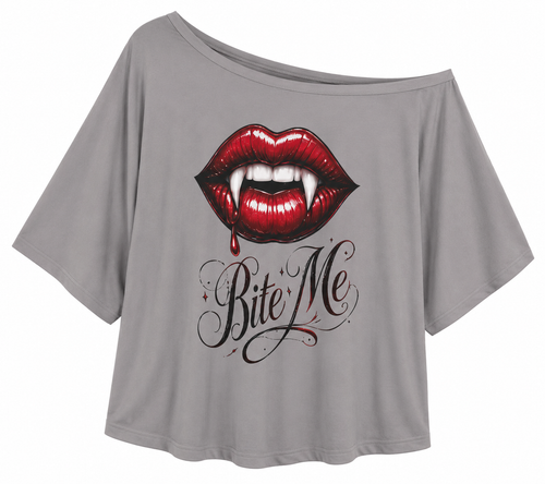 Bloody Kiss Off The Shoulder Tee