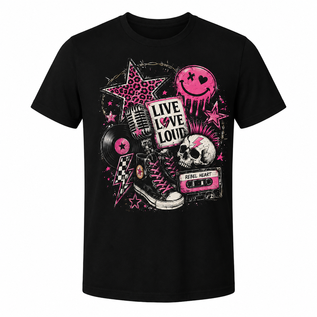 Pink Riot Graphic Tee