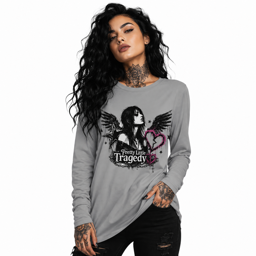 "Pretty Little Tragedy" Long Sleeve Tee