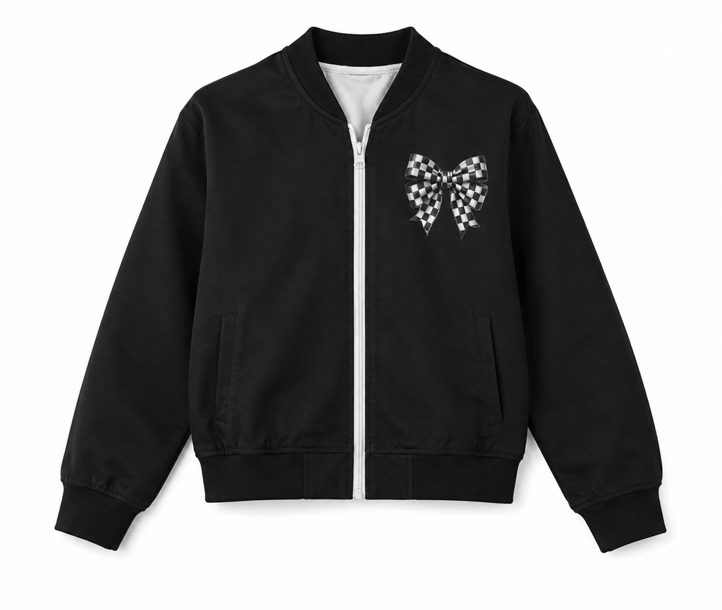 Street Bow Bomber Jacket