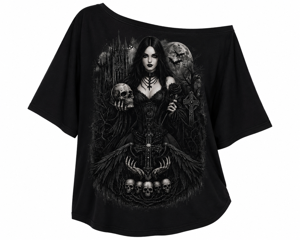 Dark Grace Off The Shoulder Shirt