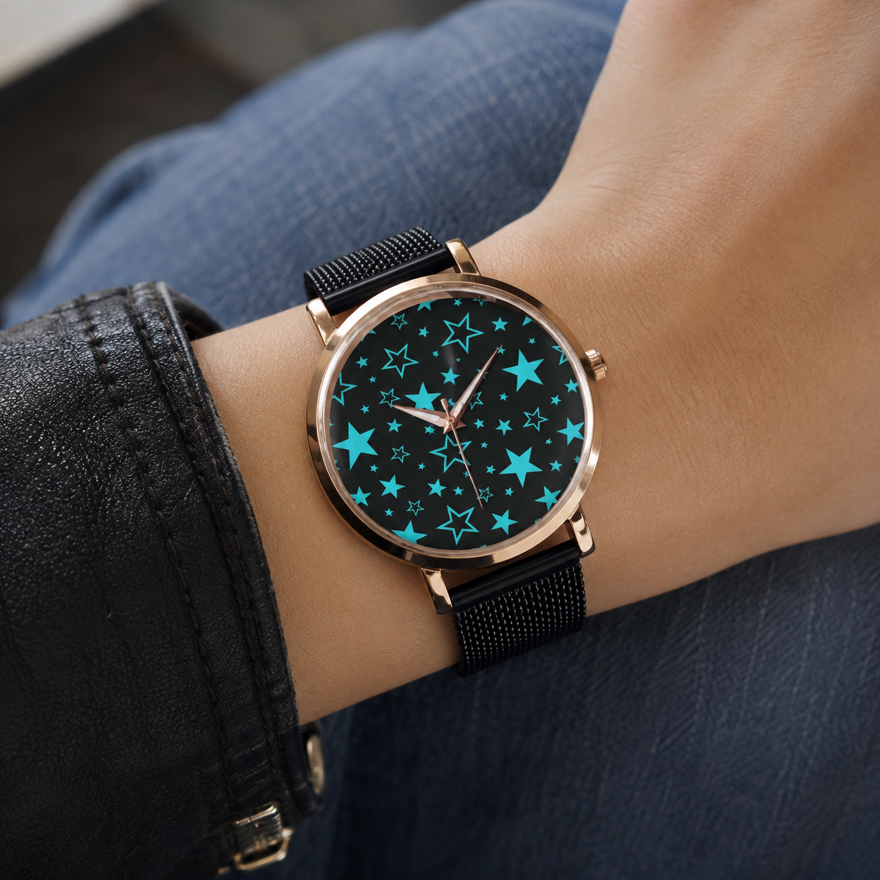 Aqua Star Gaze Magnetic Band Watch