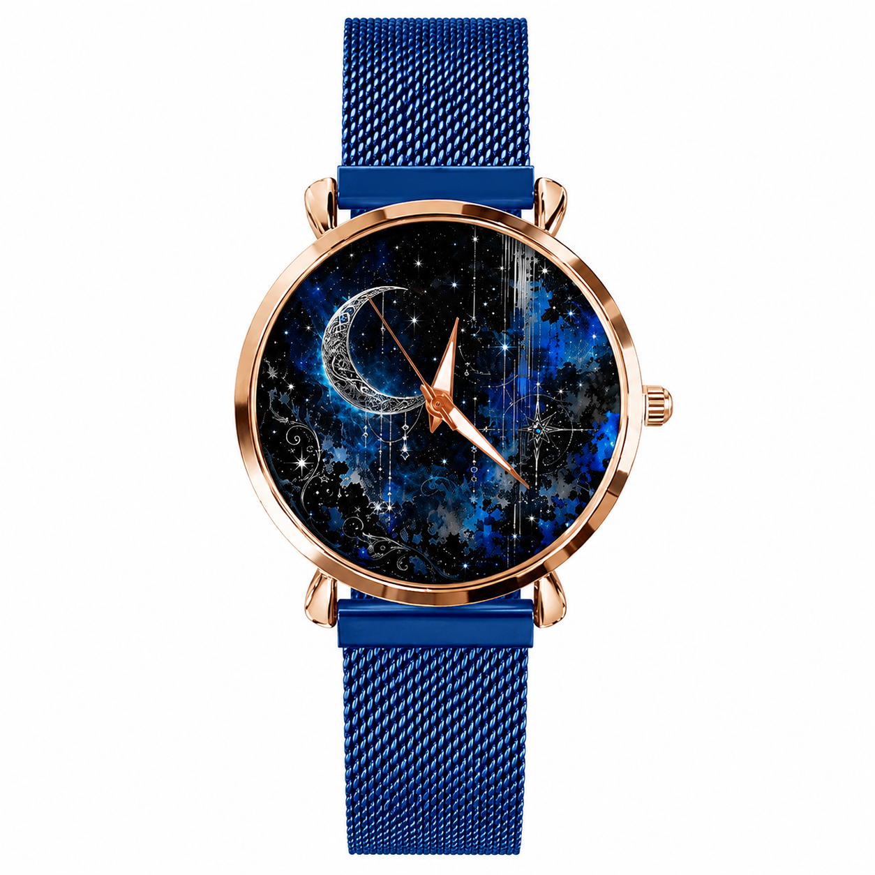 Moonlit Sapphire Magnetic Band Watch