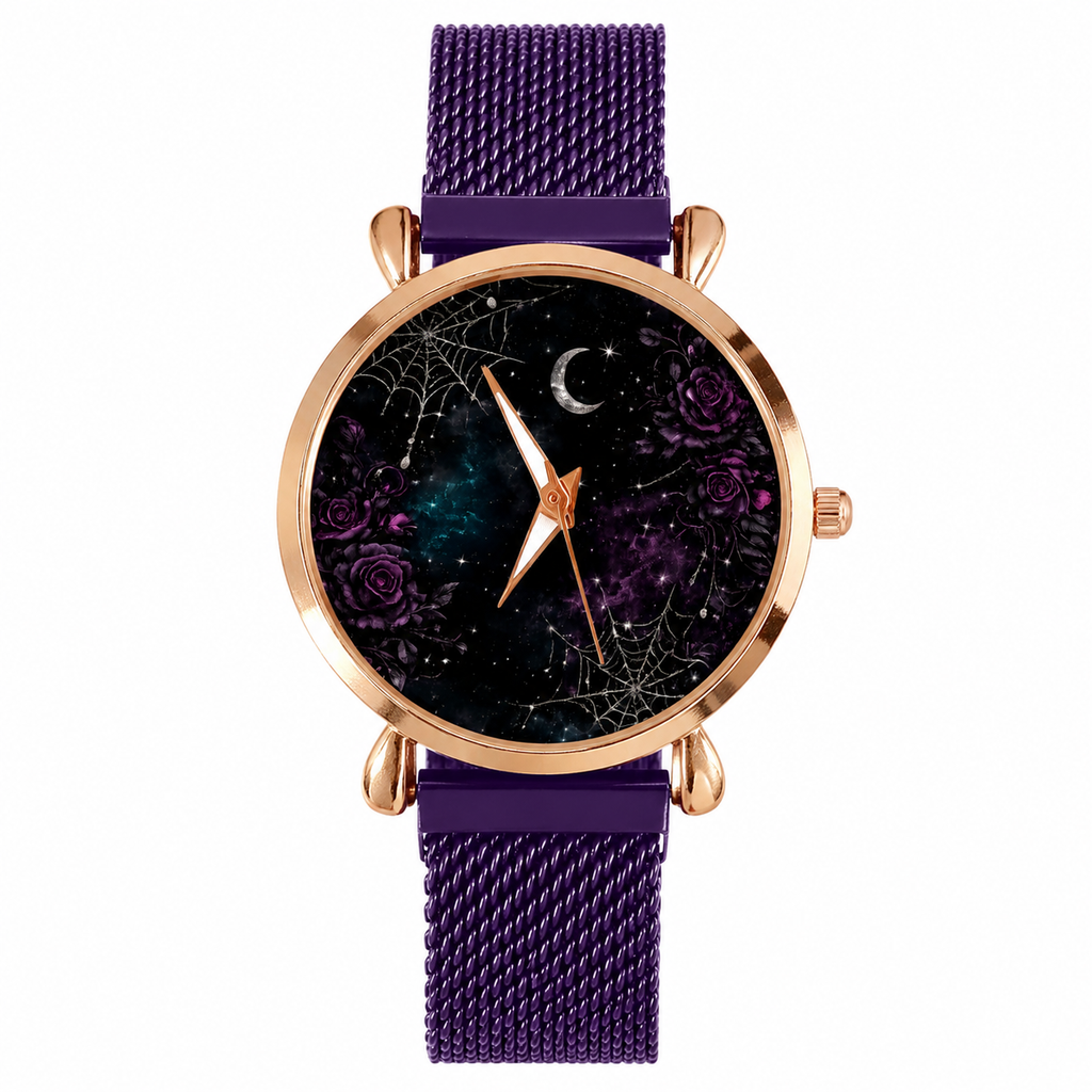 Violet Onyx Magnetic Band Watch