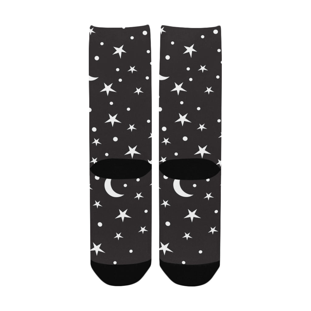 Moon And Stars Womens Socks