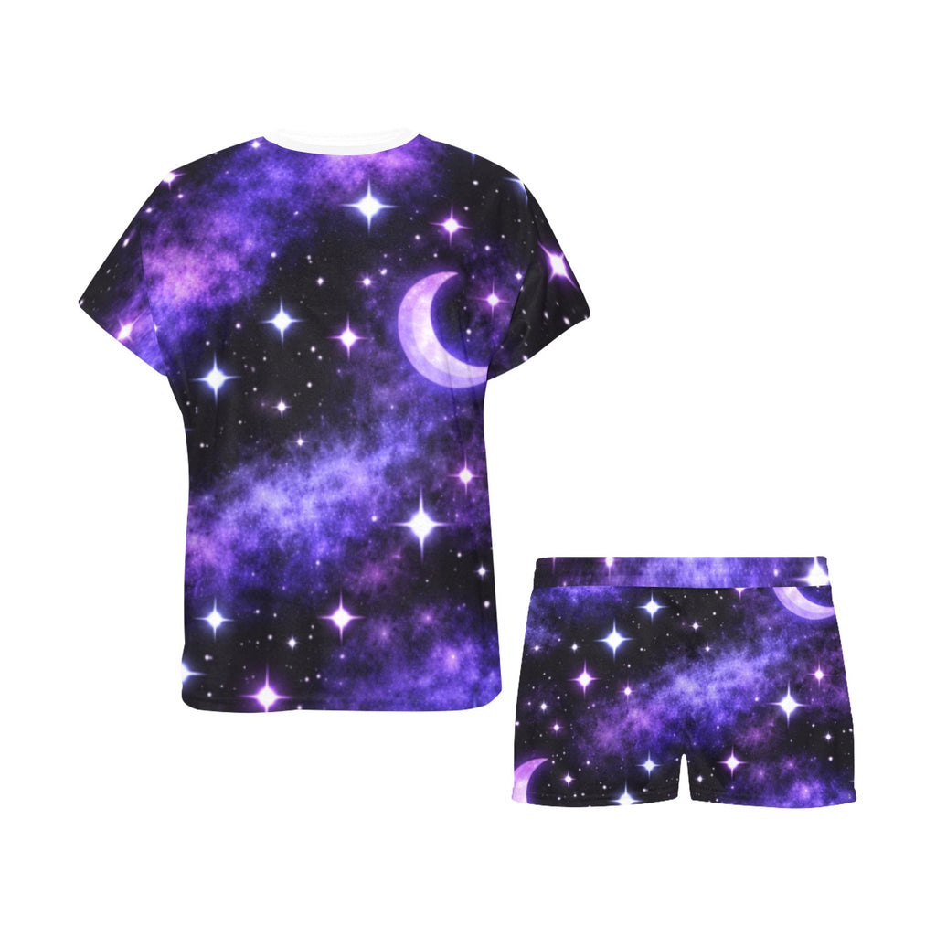 Midnight Moon Pajama Short Set