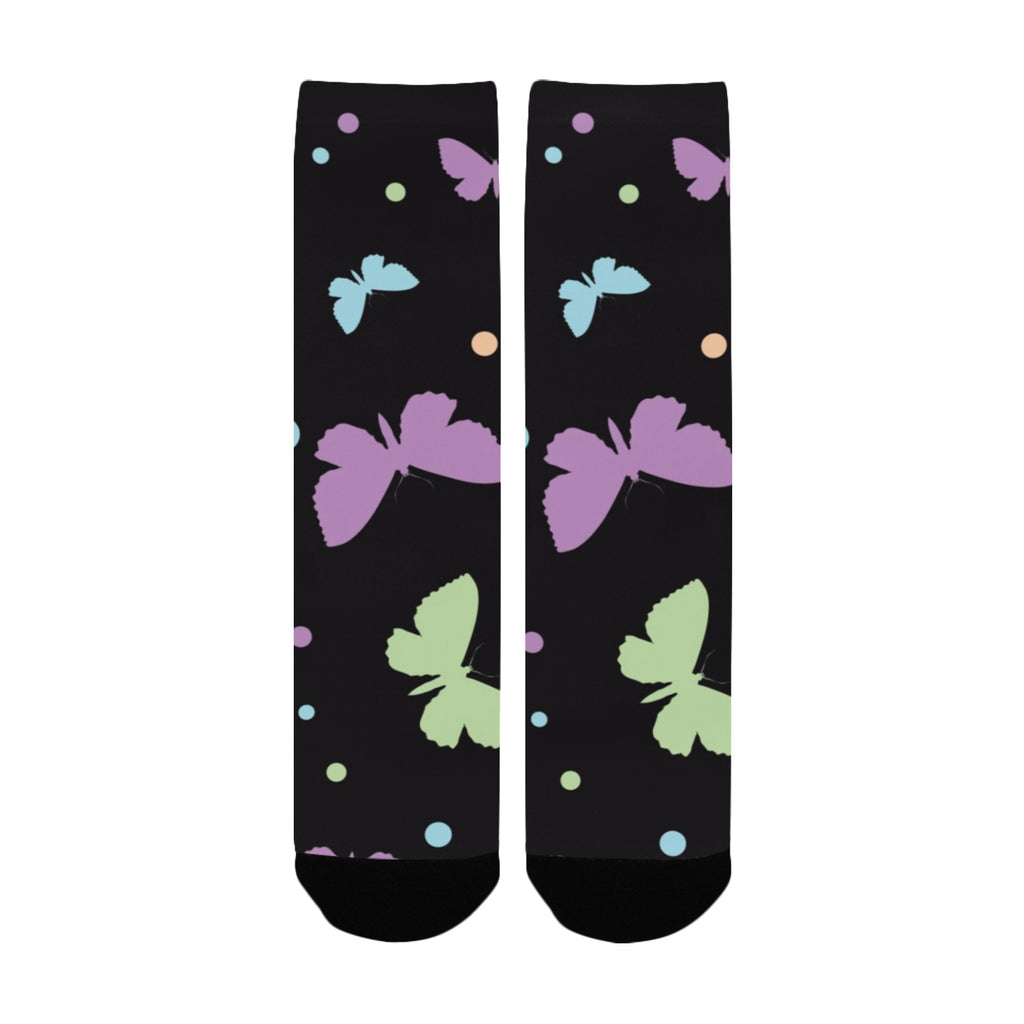 Pastel Butterfly Womens Socks