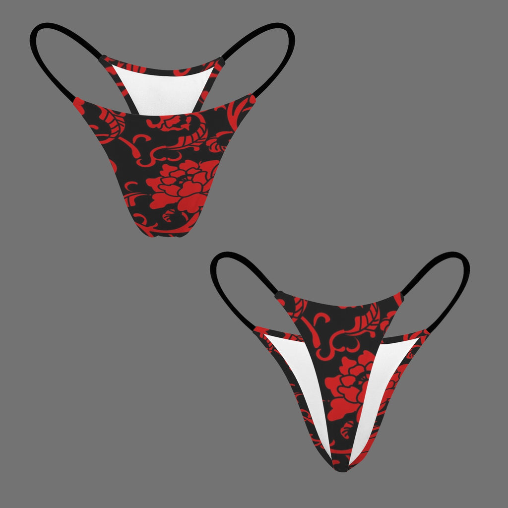 Red Midnight Thong