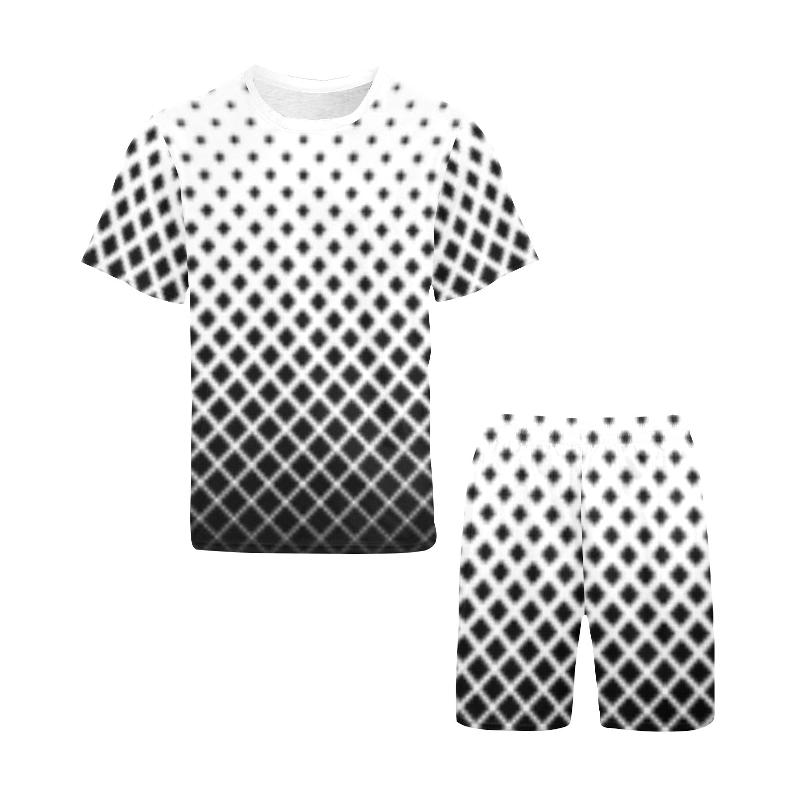 Black Fade Pajama Set