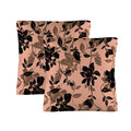 Blushing Black Linen Pillow Case 2pk