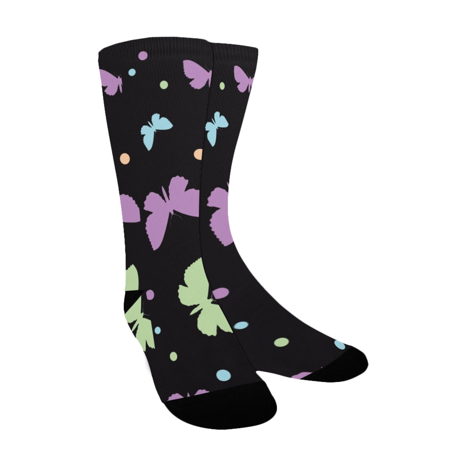 Pastel Butterfly Womens Socks