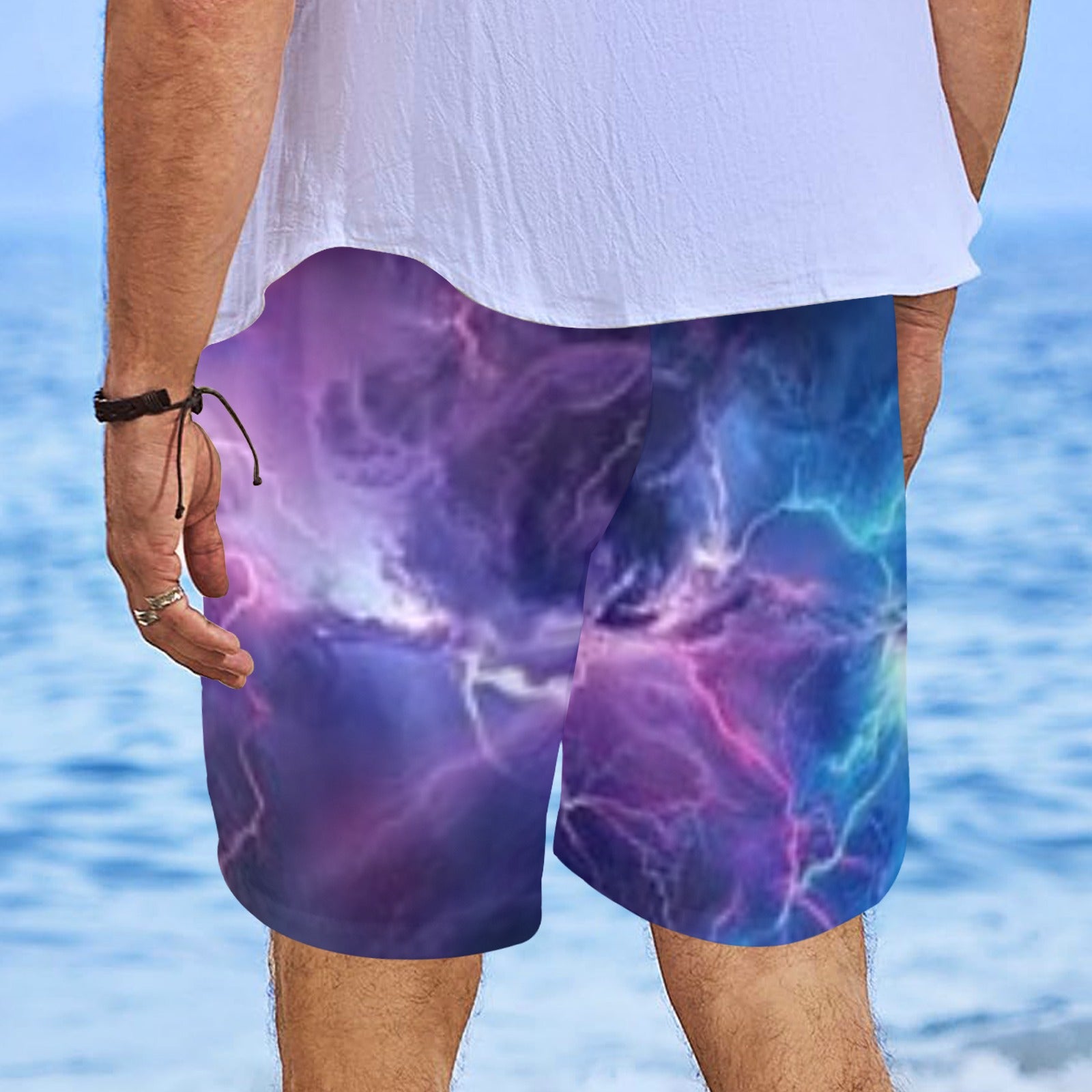 Toxic Voltage Mens Beach Shorts