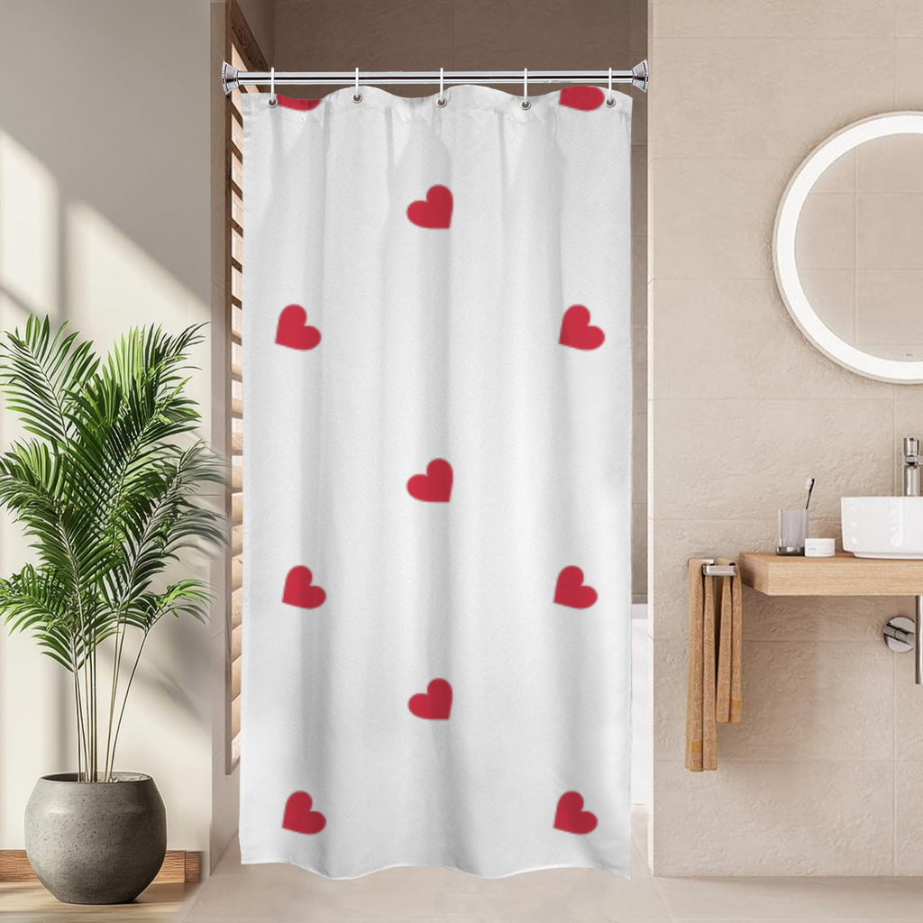 Cutie Heart Shower Curtain 36"x72"