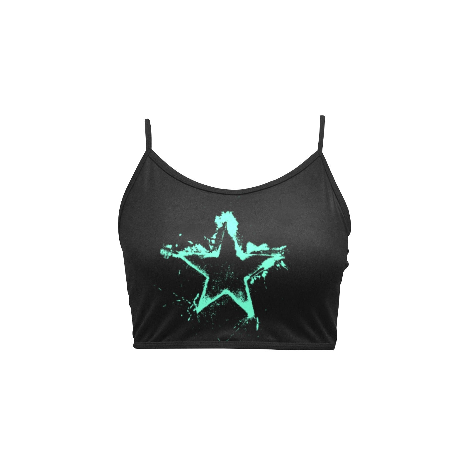 Splatter Star Cami Crop Top