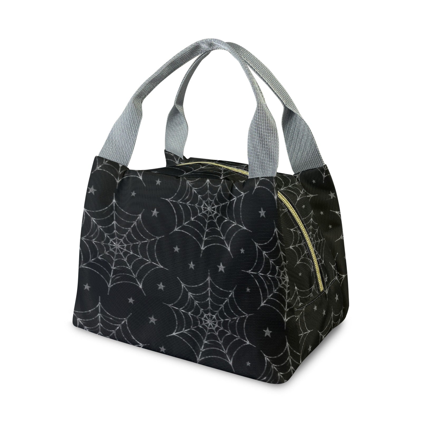 Silver Web Portable Storage Bag