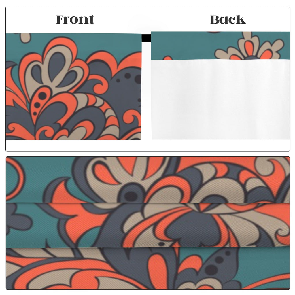 Sunset Paisley Curtains 42"x84"