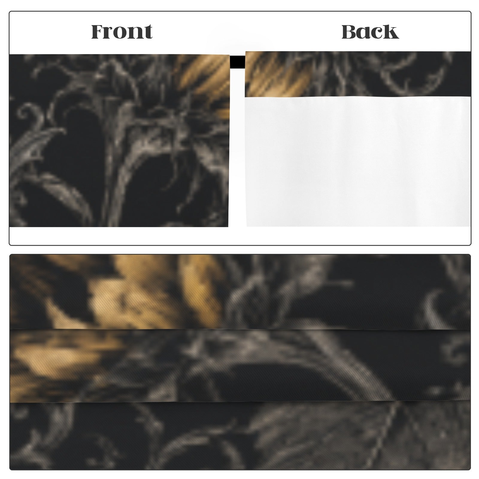 Sunflower Shadows Curtains 42"x84"