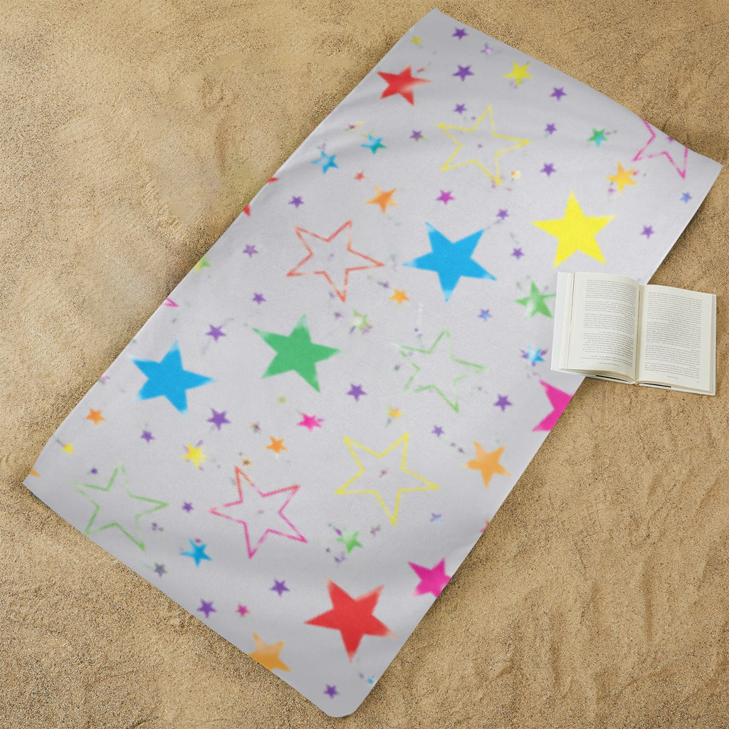 Neon Star Burst Towel 29"x58"