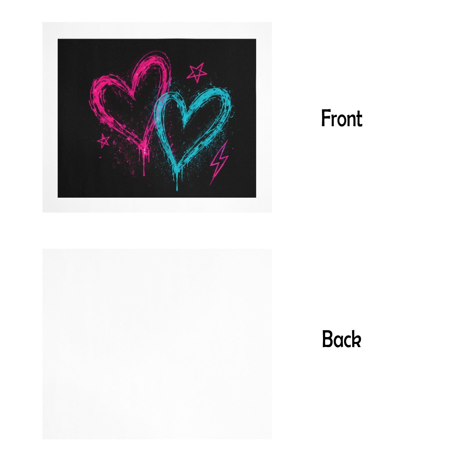 Rebel Hearts Art Print 10"x8"
